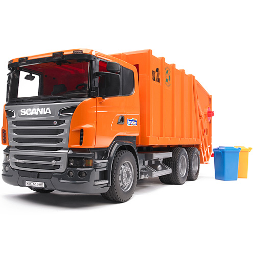 車のおもちゃ 3歳 4歳 5歳 子供 誕生日プレゼント Scania ごみ収集車 Orange ニコリ 玩具 食器 陶器 雑貨 通販